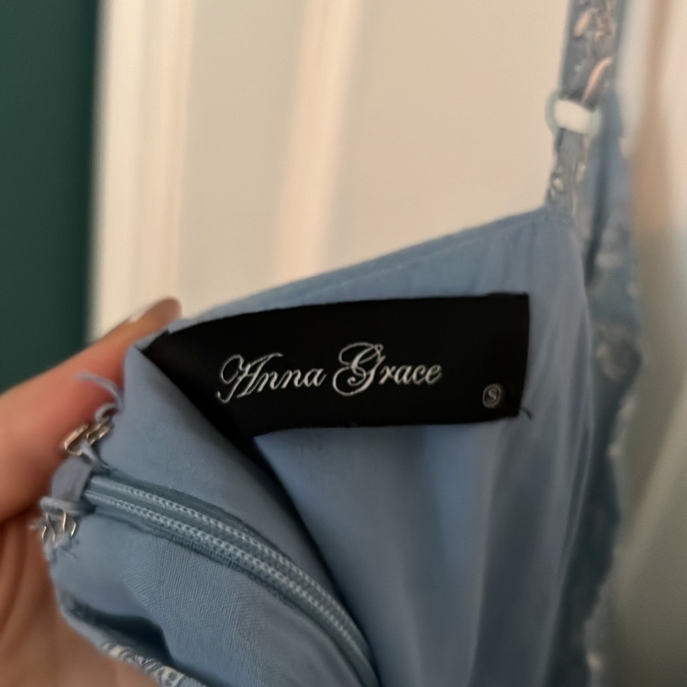 Blue dress perfect condition barely worn